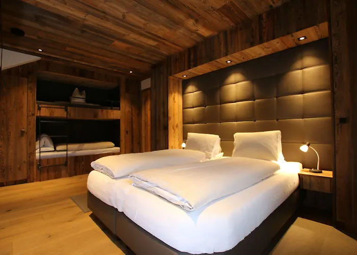 Шале Almdorf - Luxus Huettenurlaub Флахау